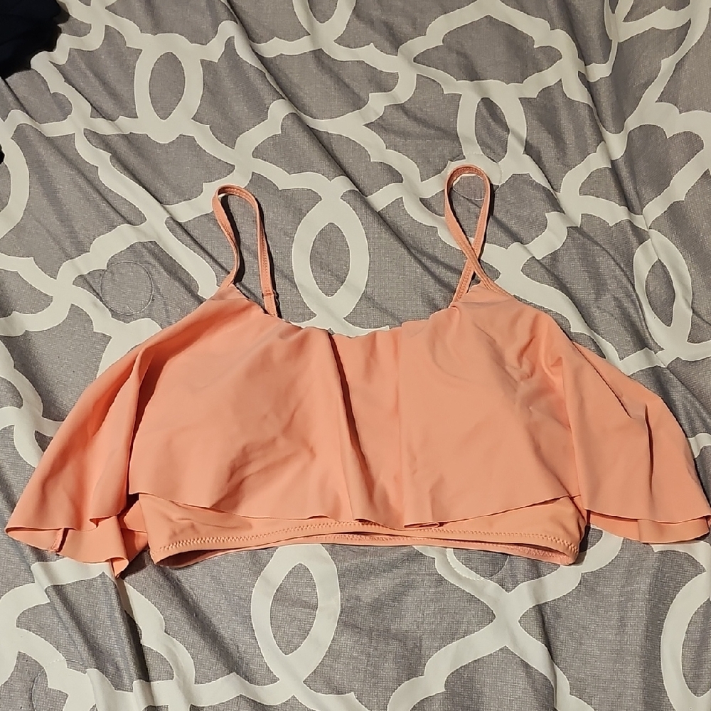 Peach Ruffle Women's Top